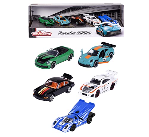 Majorette - Confezione Regalo Porsche Motorsport 5 Pezzi