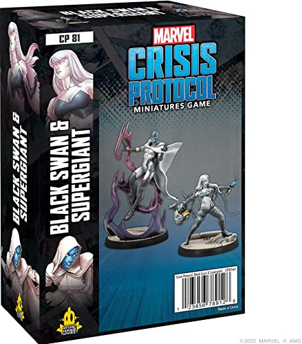 Marvel Crisis Protocol Miniatures Game Black Swan & Supergiant