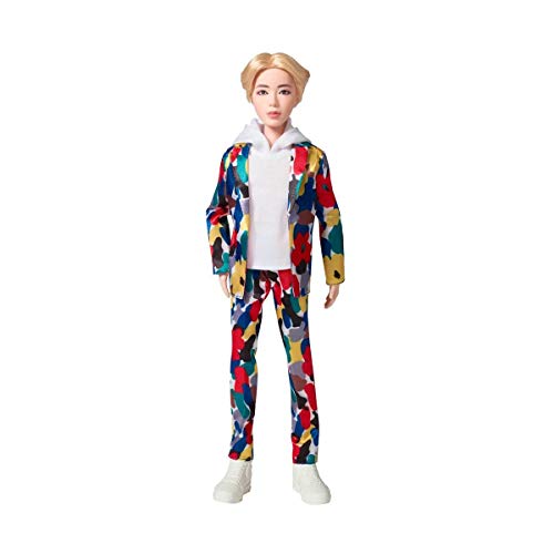 Mattel- Bts Jin Idol Bambola Giocattolo Collezionabile Per Bambini 6 + Anni, Multicolore, 28 Cm, Gkc88