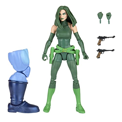 Marvel Hasbro Legends Series, Madame Hydra, Action Figure Collezionabile Da 15 Cm, Giocattolo Ispirato Ai Fumetti, Con 4 Accessori E 1 Parte Build-A-F