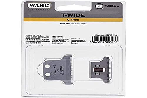 Wahl Testina Di Ricambio T-Wide Blade Per Tosatrici Detailer/Hero/T-Wide