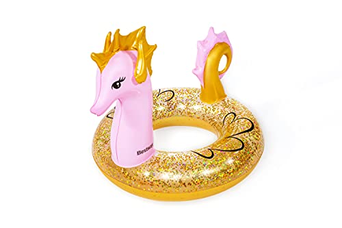 Bestway 36305 Ciambella Salvagente Gonfiabile Glitter Seahorse