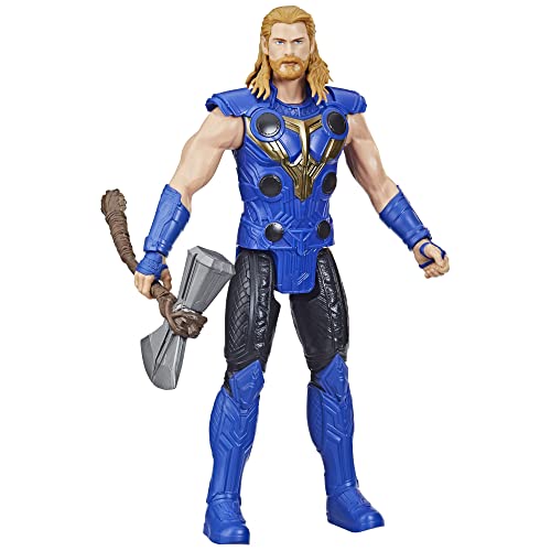 Hasbro Marvel Avengers, Titan Hero Series - Thor, Action Figure Da 30 Cm Del Film Thor: Love And Thunder Con Accessorio, Giocattoli Per Bambini Dai 4