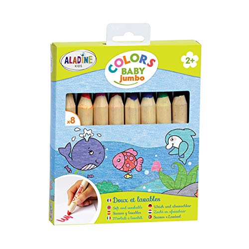 Aladine- Colori, Multicolore, 8 Unità (Confezione Da 1), Ald-C09