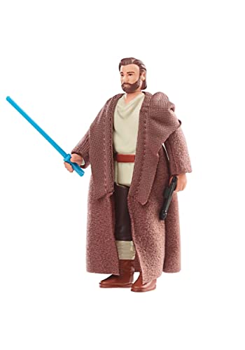 Star Wars Hasbro, Retro Collection, Obi-Wan Kenobi (Jedi Errante), Action Figure Collezionabile In Scala Da 9,5 Cm, Ispirata Alla Serie Obi-Wan Kenobi