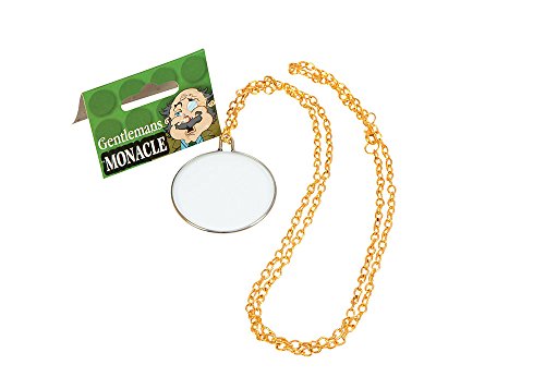 Bristol Novelty Ba097, Monocolo Da Gentiluomo, Taglia Unica, Dorato