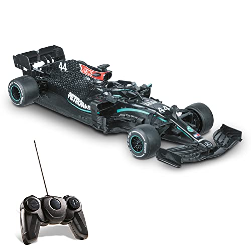 Mondo Motors - F1W11 Mercedes Amg Petronas, Auto Radiocomandata Lewis Hamilton In Scala 1:18, Auto Formula 1, 2.4 Ghz, Colore Nero, 63706