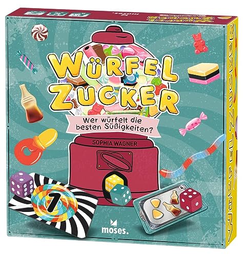 Moses Zucchero Di Cubetti, Dolce Dadi Aspro Per Tutta, Emozionante Società Con Un Leggero Aumento Del Gioco, Perfetto Per Serate In Famiglia Con Bambi