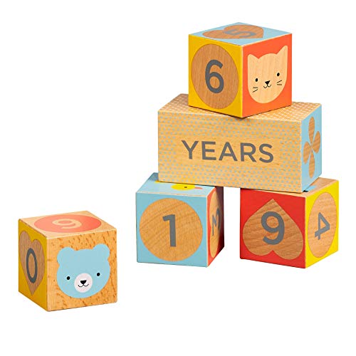 Petit Collage Ptc468 Baby Milestone Blocks