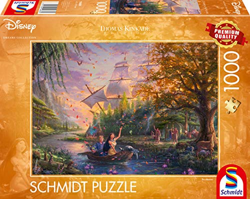 Schmidt, Thomas Kinkade: Disney Pocahontas Puzzle - 1000Pc, Puzzle, Ages 12+, 1 Players