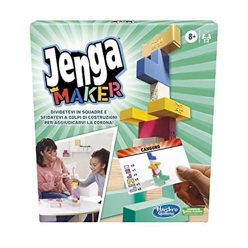 Hasbro - Gaming Jenga Maker, 8+