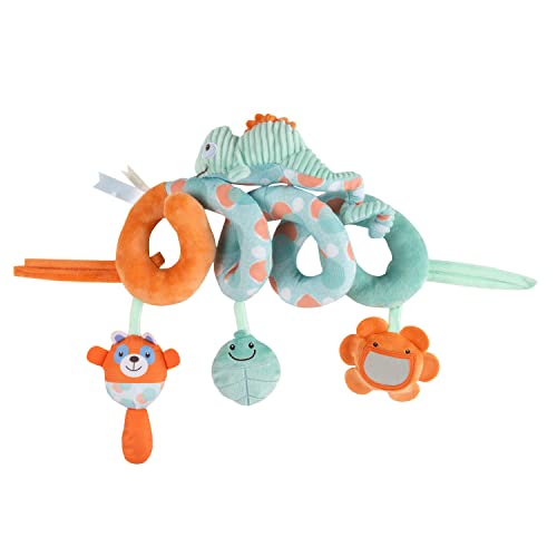 Chicco Spirale Passeggio Camaleonte, Gioco Per Passeggino, Per Bambini Da 0 Mesi, Foglia Con Effetto Scricchiolio, Specchio A Forma Di Fiore, Confezio