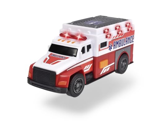 Dickie City Heroes Ambulanza 15 Cm Luci & Suoni, 3 Anni, 203302013