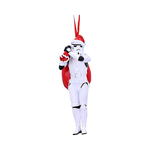 Nemesis Now Stormtrooper Décoration À Suspendre En Forme De Sac De Père Noël Blanc 13 Cm
