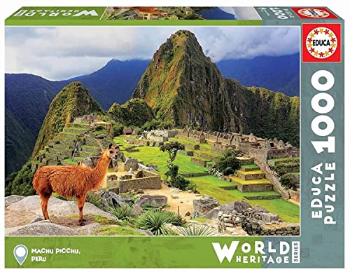 Educa - Puzzle Da 1000 Pezzi Per Adulti | Machu Picchu, Perù. Dimensioni: 68 X 48 Cm. Consigliato A Partire Dai 14 Anni (17999)