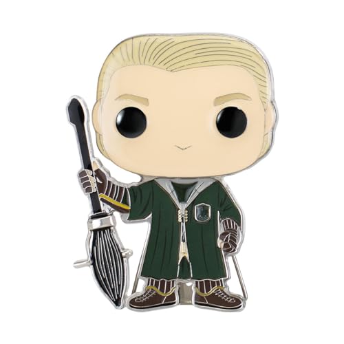 Loungefly Funko Large Pop! Enamel Pin - Draco Malfoy - Harry Potter: Draco Malfoy Spille Smaltate - Spilla Da Collezione Carina - Per Gli Zaini & Bors