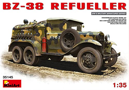 Miniart Kit Modello In Plastica Per Rifornimento Bz-38 In Scala 1:35 (Grigio)