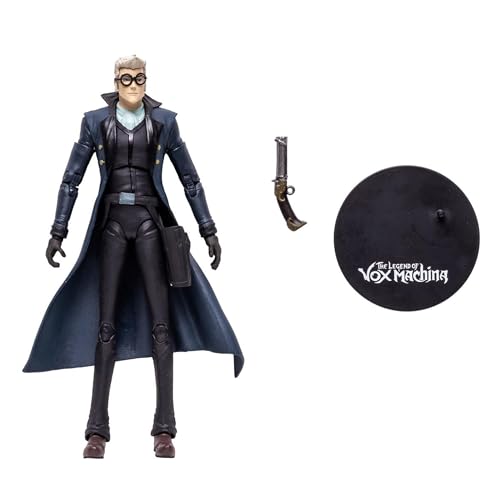 Mcfarlane Giocattoli, 7 Pollici Ruolo Critico Vox Machina Percy Action Figure Con 22 Parti Mobili, Figura Di Ruolo Critico Da Collezione Con Base Da C