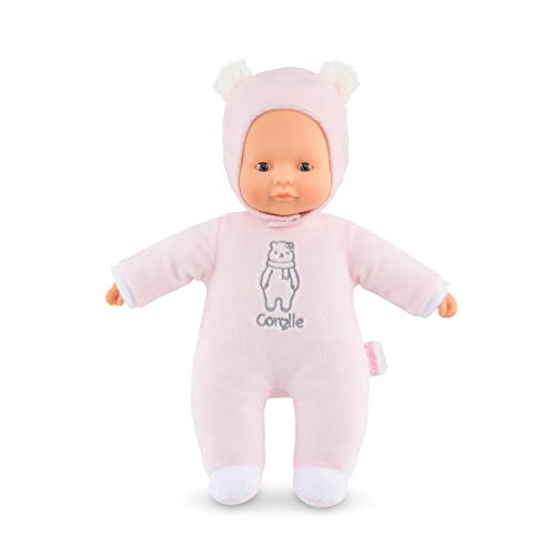 Corolle - Bambola Sweet Heart Pink Bear Cm 30, 9000100440, 9 Mesi, Corpo Soft, Profumo Di Vaniglia