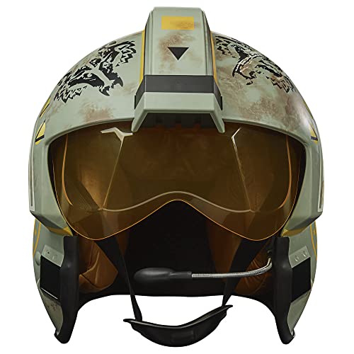 Hasbro Star Wars Black Series Trapper Wolf Casco Elettronico Star Wars: The Mandalorian Roleplay Luci A Scala Piena, Suoni, Multicolore, F5549
