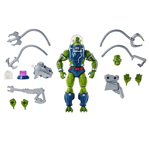 I Maestri Dell'Universo Statuetta Articolata Slush Head Deluxe Masterverse 18 Cm Con 30 Punti Di Articolazione, Da Collezionare, Giocattolo Bambino, D