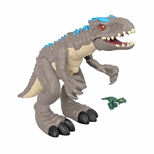 Imaginext- Dinosauro Indominus Rex, Morde E Si Muove, Giocattolo Per Bambini 3+Anni, Gmr16