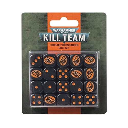 Games Workshop - Warhammer 40,000 - Kill Team: Aeldari Corsair Voidscarred Dice Set