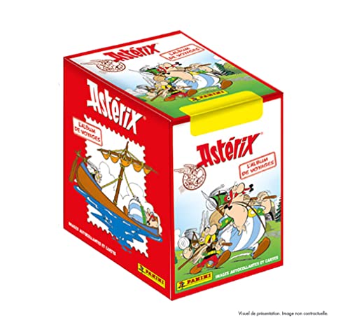 Panini Asterix - Confezione Da 36 Buste Adesive E Carte In Alluminio Da Viaggio
