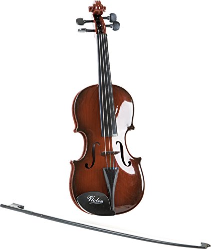 7027 Violino "Classico" Small Foot In Plastica, Con Ottica In Legno, Incl. Archetto Nero, A Partire Da 4 Anni