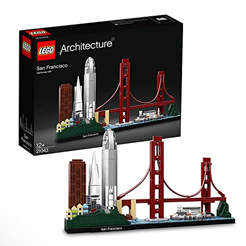 Lego Architecture San Francisco, Kit Di Modellismo, Regalo Creativo E Rilassante, Collezione Skyline Per Adulti E Ragazzi Di 12+ Anni, 21043