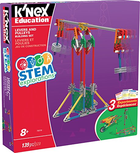 Set Da Costruzione Pulegge Ed Esplorazioni Stem, K’Nex Education, Basic Fun, 79319, Giocattoli Per Costruzioni Per Bambini E Bambine Dagli 8 Anni In S