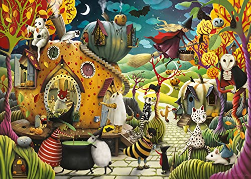 Ravensburger - Puzzle Halloween, 1000 Pezzi, Idea Regalo, Per Lei O Lui, Puzzle Adulti