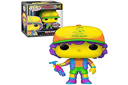 Funko Pop! Television #828 Stranger Things Dustin (Black Light Target Exclusive)