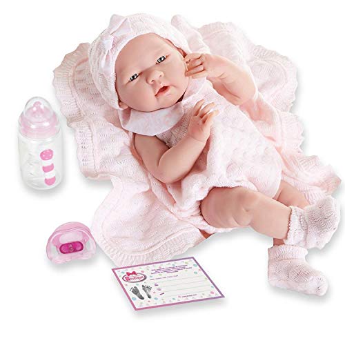 Jc Toys Berenguer Spot 18053 Bambola Neonato Con Copertina, In Morbido Vinile, Colore Caucasico
