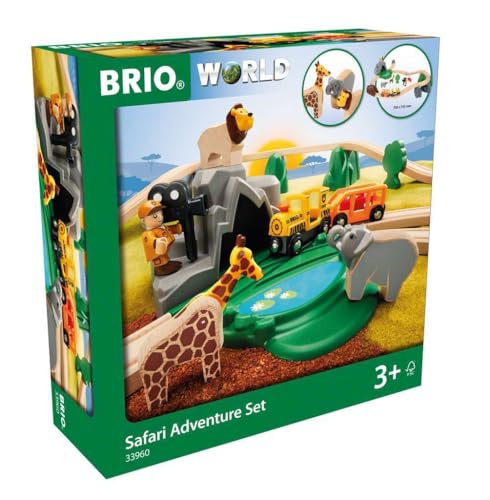 Brio 339604 Set Avventure Safari, Brio World Ferrovie, Età Raccomandata 3+