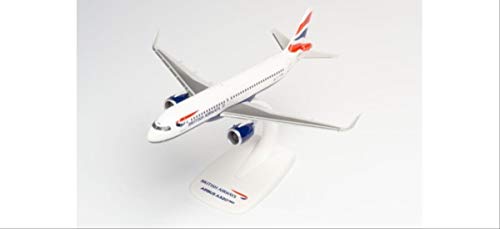 Herpa 612746 British Airways Airbus A320 Neo – G-Ttna In Miniatura Per Fai Da Te E Da Collezione, Multicolore