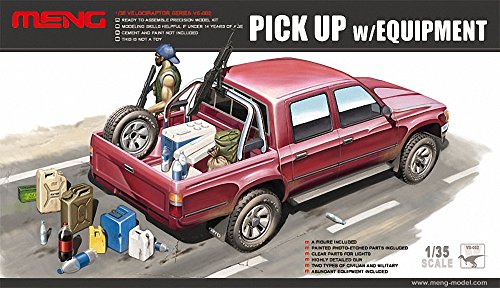 Meng Models 1/35 Dual Cab Toyota Hi-Lux Pickup Truck With M82A1 And M240B Gun... (Japan Import)
