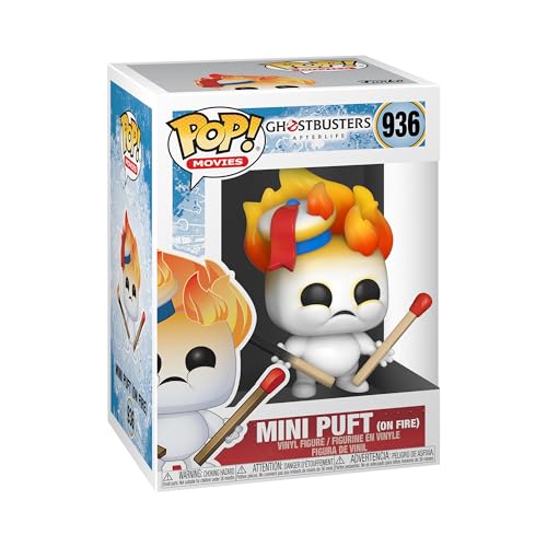 Funko Pop! Movies: Ghostbusters: Afterlife-Mini Puft On Fire - Figura In Vinile Da Collezione - Idea Regalo - Merchandising Ufficiale - Giocattoli Per