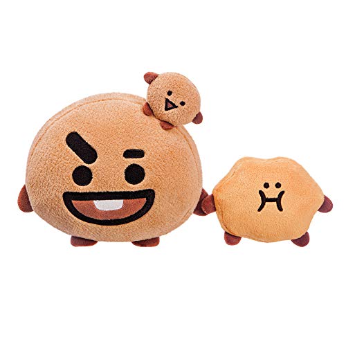 Aurora World Bt21 Official Merchandise By, Shooky Soft Toy, Medium, 61322, Brown
