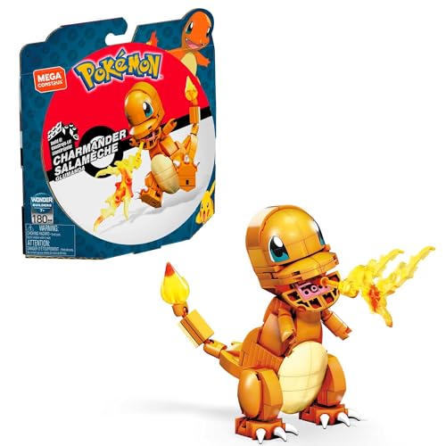 Mega Construx Pokémon Personaggio Charmander Assemblabile, Giocattolo Per Bambini 1+ Anni, Gky96