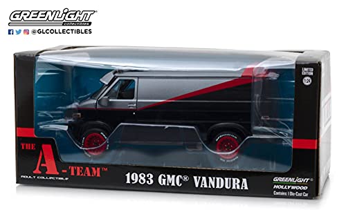 Greenlight Hollywood - 1983 Gmc Vandura, La A-Team Van Come Modellini Di Auto Di Diecast, In Scala 1:24