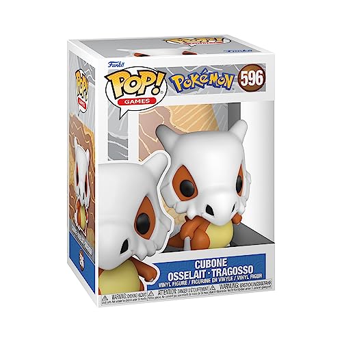 Funko Pop! Games: Pokemon - Cubone - Figura In Vinile Da Collezione - Idea Regalo - Merchandising Ufficiale - Giocattoli Per Bambini E Adulti - Video