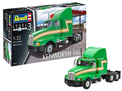 Revell Revell-7446 07446 Kenworth T600 Modello Di Auto In Scala 1:32, Multicolore, Rv07446