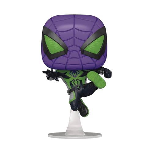Funko Pop! Games: Miles Morales - Purple Reign Suit - Spider-Man - Figura In Vinile Da Collezione - Idea Regalo - Merchandising Ufficiale - Giocattoli