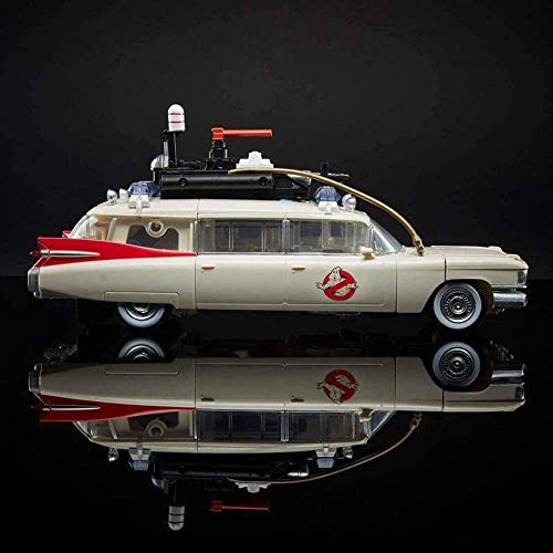 Transformers Toys Generations, Transformers Collaborative Ghostbusters: Legacy, Ecto-1 Ectotron - Statuetta Trasformabile Da 17,5 Cm