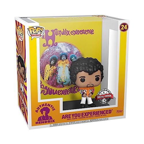 Funko Pop Albums: Jimi Hendrix - Are You Experienced, Multicolour, 4-Inch, Movie, Collectible, Toys, Action Figures