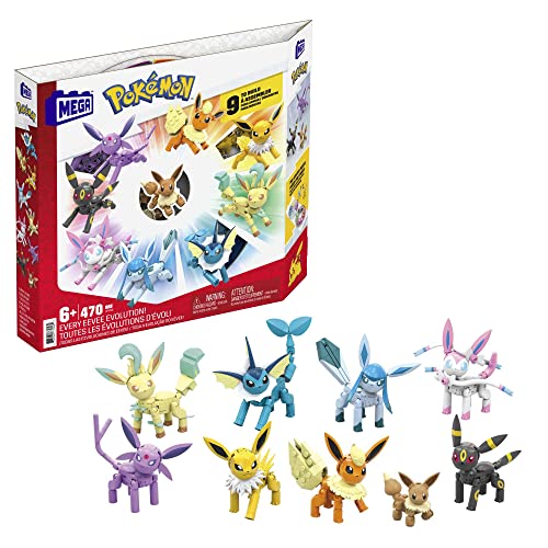 Mega Pokémon - Eevee Evoluzioni Leggendarie, Da Costruzione, Giocattolo Per Bambini 8+ Anni, Gfv85 [Esclusivo Amazon]