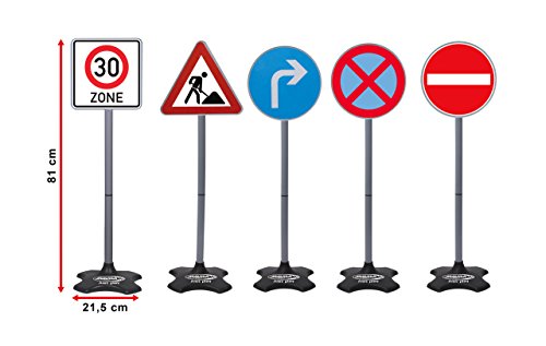 Jamara- Traffic Set Grand B Con 5 Diversi Segnali Stradali, 460293