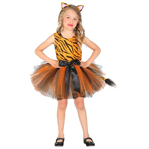 "Tiger" (Tutu Dress, Headpiece) - (110 Cm / 3-4 Years)