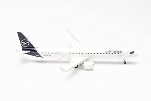 Herpa Aeromodello Airbus A321Neo Lufthansa D-Aieg Naumburg, A6-Eot In Scala 1:200 - Aeromodello, Modello Di Aereo Da Collezione, Miniatura Deco, Aereo
